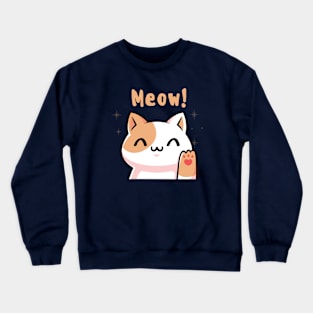 cat Meow Crewneck Sweatshirt